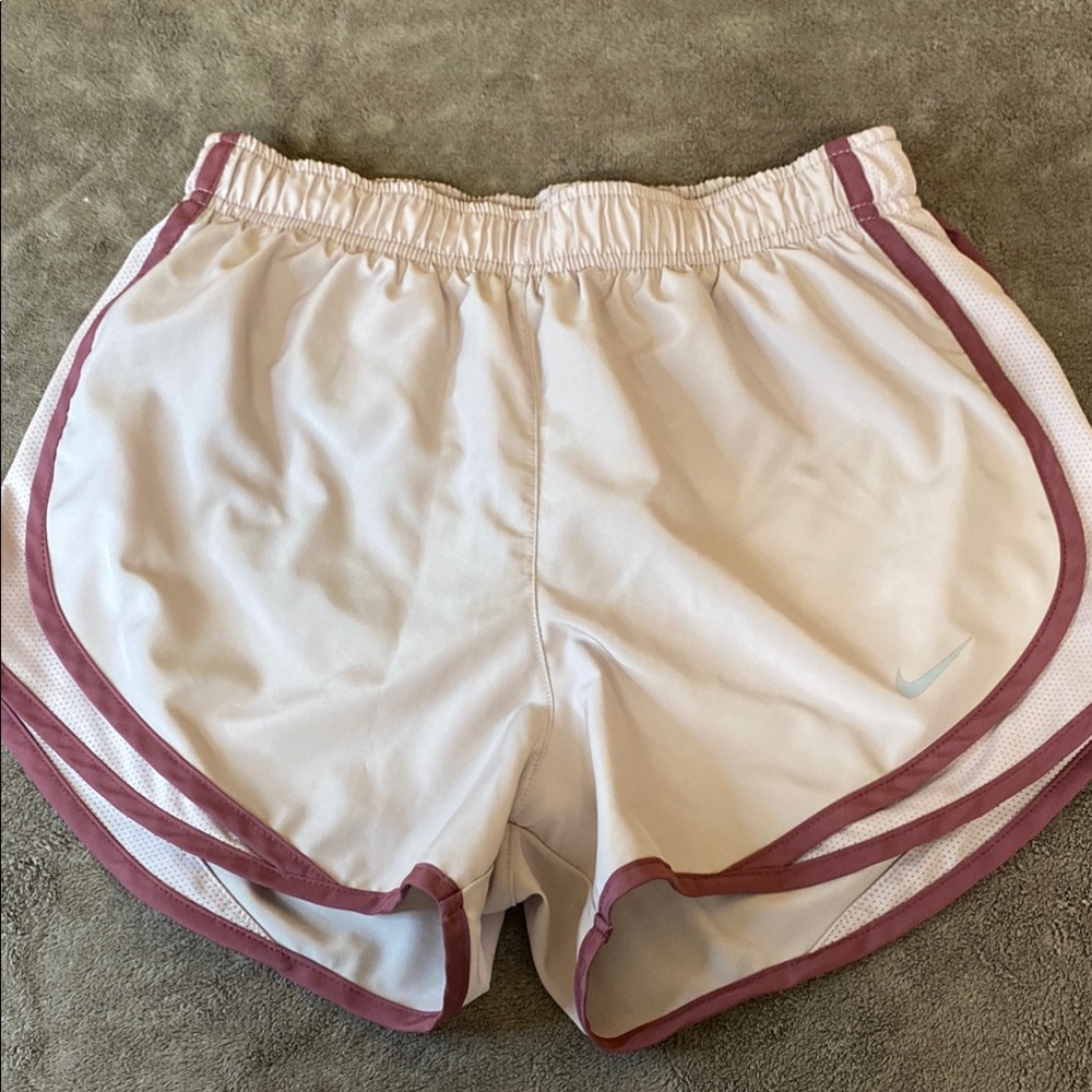 Nike size S pinkish grey and wine Athletic Shorts Dri-Fit